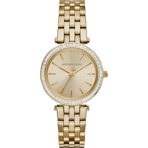 michael kors small watches|Michael Kors goldtone watch.